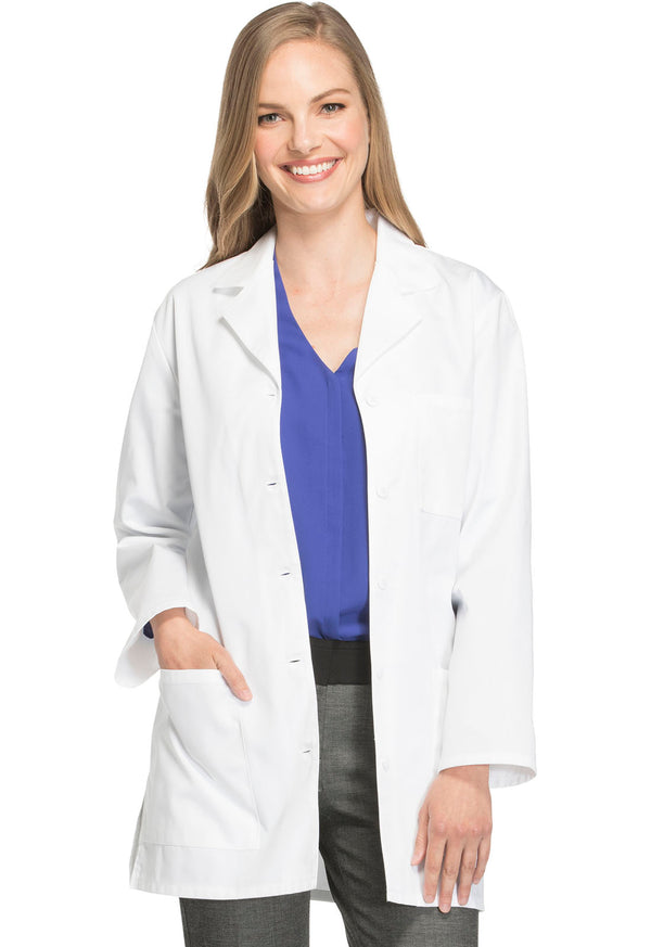 Cherokee Bata de Laboratorio Antimicrobiana para Dama 32&quot; de largo