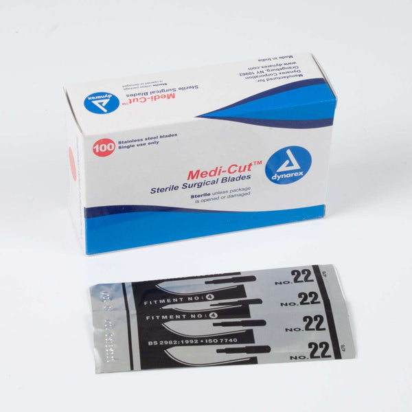 Medicut Blades #22, 10 por empaque